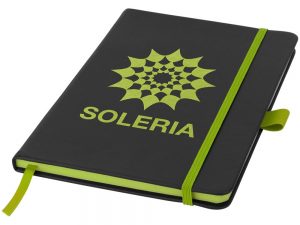 Печать логотипа компании на блокноте