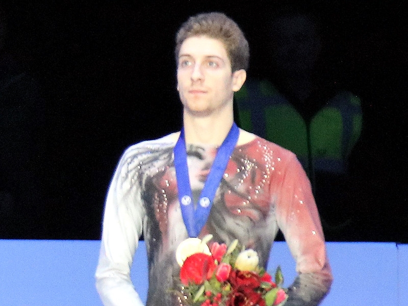 Ученик Тутберидзе выиграл короткую программу на московском Гран-при по фигурному катанию