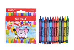 Восковые карандаши для детского творчества