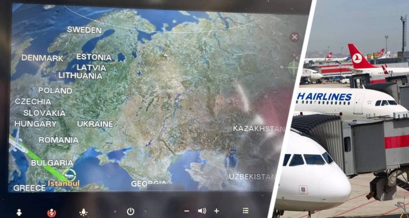 Турецкие авиалинии оставили Россию без названия