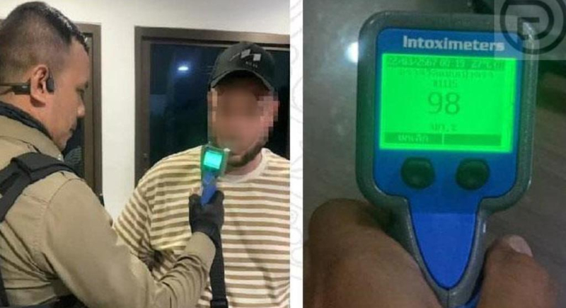 Российский турист арестован за вождение в нетрезвом виде на Пхукете