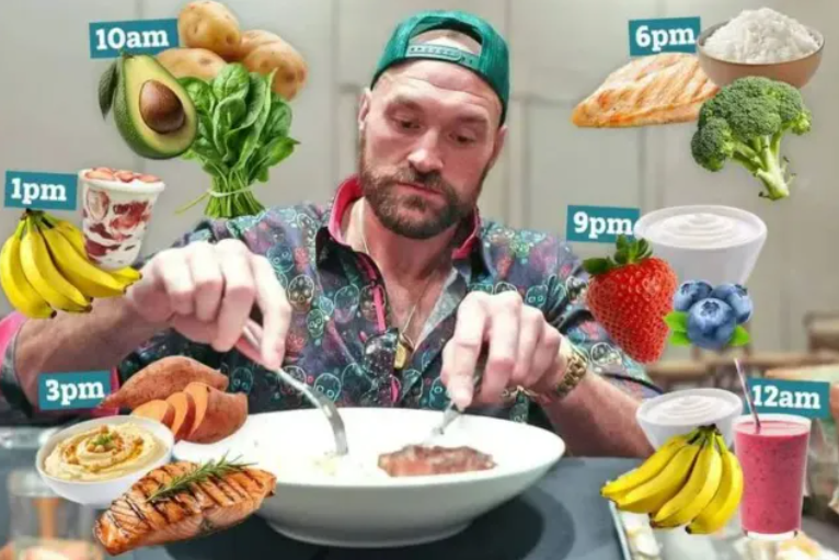 Раскрыта диета Тайсона Фьюри на 6000 калорий в день в преддверии боя с Александром Усиком