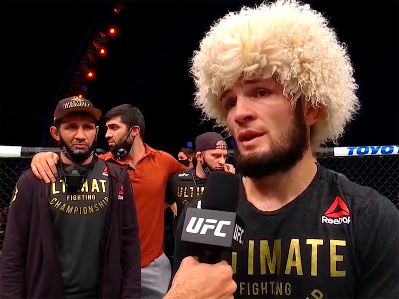 Хабиб Нурмагомедов поднялся на вершину рейтинга UFC вне весовых категорий