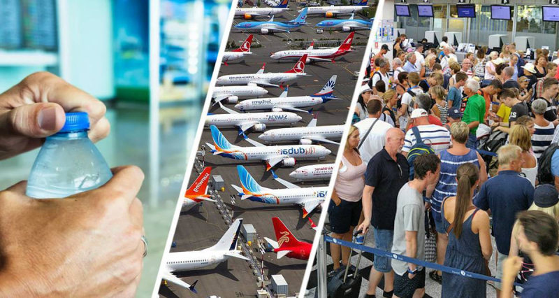 В аэропортах начинают отменять запрет на провоз жидкостей более 100 мл