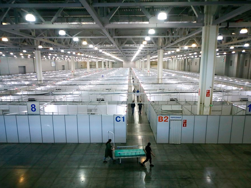 Власти Подмосковья снова откроют временный госпиталь в "Крокусе"